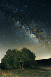 Milky Way over Balance Rock